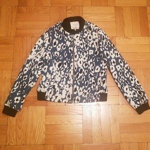 Zara TRF Patterned Bomber Jacket